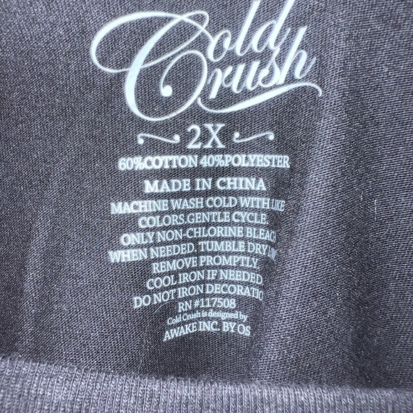 NWT Rue21 Plus Black Graphic Tee Size 2x - Picture 2 of 3